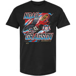 Noah Gragson #42 2-Spot Horsepower Short Sleeve Black Legacy Motor Club Racing T-Shirt