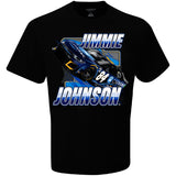 Jimmie Johnson #84 Carvana Legacy Motor Club 2 Sided Blister Black T-Shirt