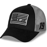 Checkered Flag Sports NASCAR 2022 Patriotic USA Flag Adjustable Hat Cap-Grey