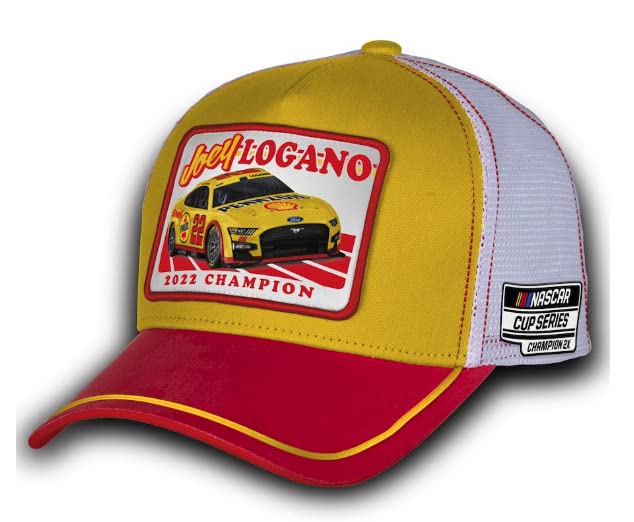 Joey Logano Team Penske Yellow Red 2022 NASCAR Cup Series Champion