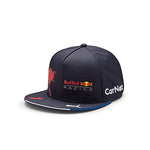 Red Bull Racing - Official Formula 1 Merchandise - Max Verstappen 2022 Team Flat Brim Cap - Unisex - Navy - One Size