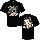 Kyle Busch 2023 #8 MGM Adult Nascar 2023 Black Blister T-Shirt