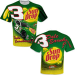 Dale Earnhardt Jr. #3 Sun Drop Sublimated JR Motorsports Total Print Green Shirt