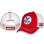 Kyle Larson NASCAR Red Twill and White Mesh Sponsor Baseball Cap/Hat with Adjustable Closure