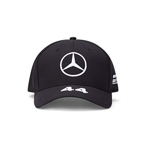 Mercedes AMG Petronas Benz F1 2021 Kids Lewis Hamilton Hat Black/White (Black), One Size