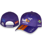 Denny Hamlin Fedex NASCAR 2022 Adult Driver/Sponsor Uniform Adjustable Hat