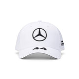 Mercedes Benz AMG Petronas F1 2021 Lewis Hamilton Baseball Hat Black/White