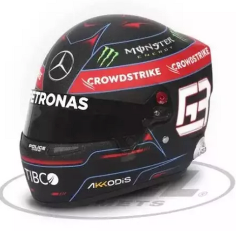 Mercedes AMG Petronas F1 George Russell 1:2 Scale Helmet