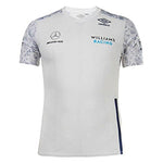Williams Racing 2021 Men's Team Training Jersey T-Shirt-White (XL)
