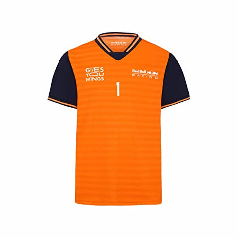 Red Bull Racing - Official Formula 1 Merchandise - Max Verstappen Sportswear T-Shirt - Men - Orange - M