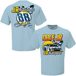 Dale Earnhardt Jr. #88 Martinsville NASCAR Xfinity Series Sky Blue 2 Spot Race Shirt