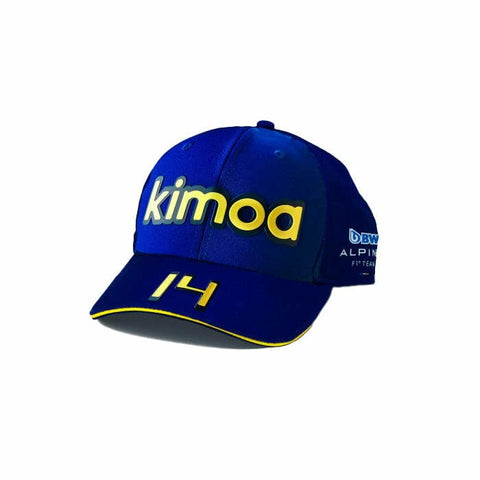 Alpine Racing F1 2022 Kimoa Team Fernando Alonso Spain GP Hat Blue