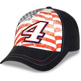 Checkered Flag Sports NASCAR 2022 Patriotic USA Flag Adjustable Cotton Crew Hat