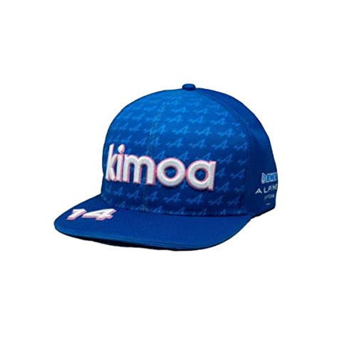 Alpine Racing F1 2022 Kimoa Team Fernando Alonso Blue Flatbrim Hat
