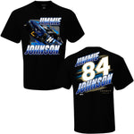 Jimmie Johnson #84 Carvana Legacy Motor Club 2 Sided Blister Black T-Shirt