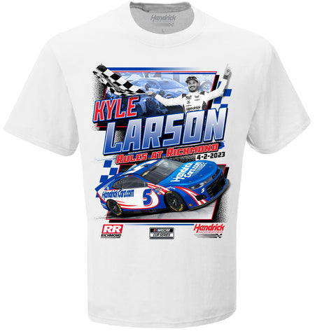Kyle Larson #5 2023 NASCAR Toyota Owners 400 at Richmond 4.2.2023 Win T-Shirt