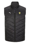 Scuderia Ferrari Men's Puma Padded Vest-Black (XL)
